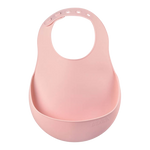 Vintage Pink Silicone Bib