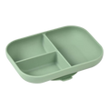 Divided Silicone Suction Plate - Sage