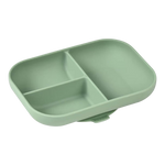 Divided Silicone Suction Plate - Sage