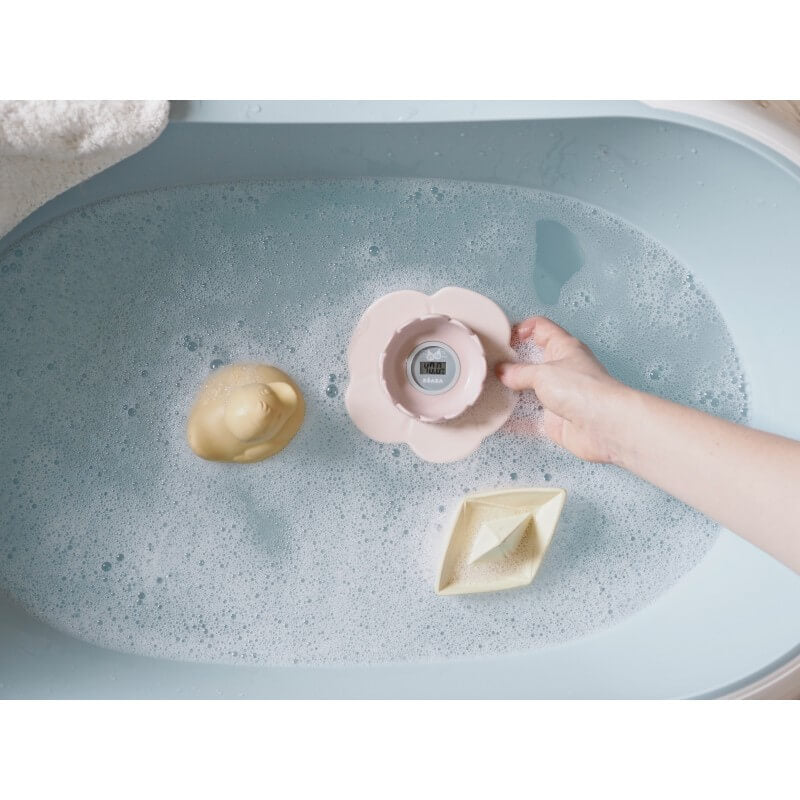 Lotus Bath Thermometer - Old Pink
