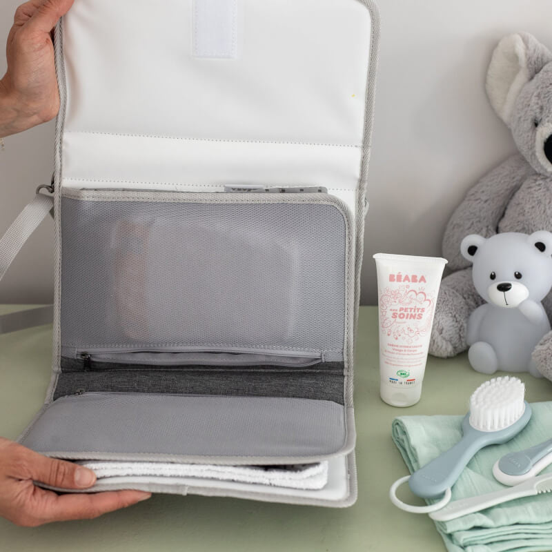 Heather Grey On-the-Go Changing Pouch