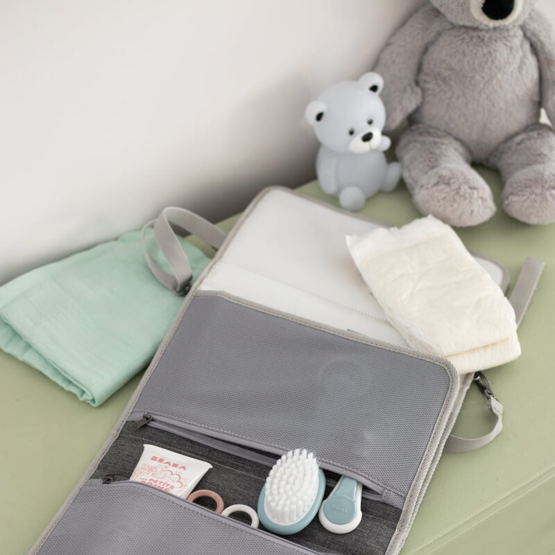 Heather Grey On-the-Go Changing Pouch