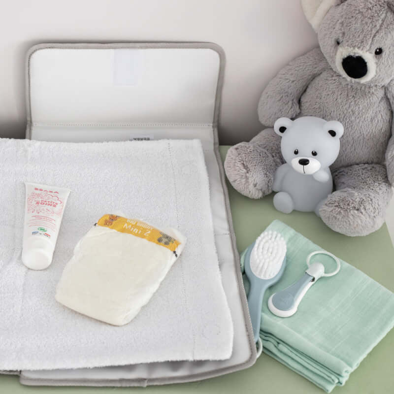 Heather Grey On-the-Go Changing Pouch