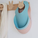 Vintage Pink Silicone Bib