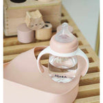 Vintage Pink Silicone Bib