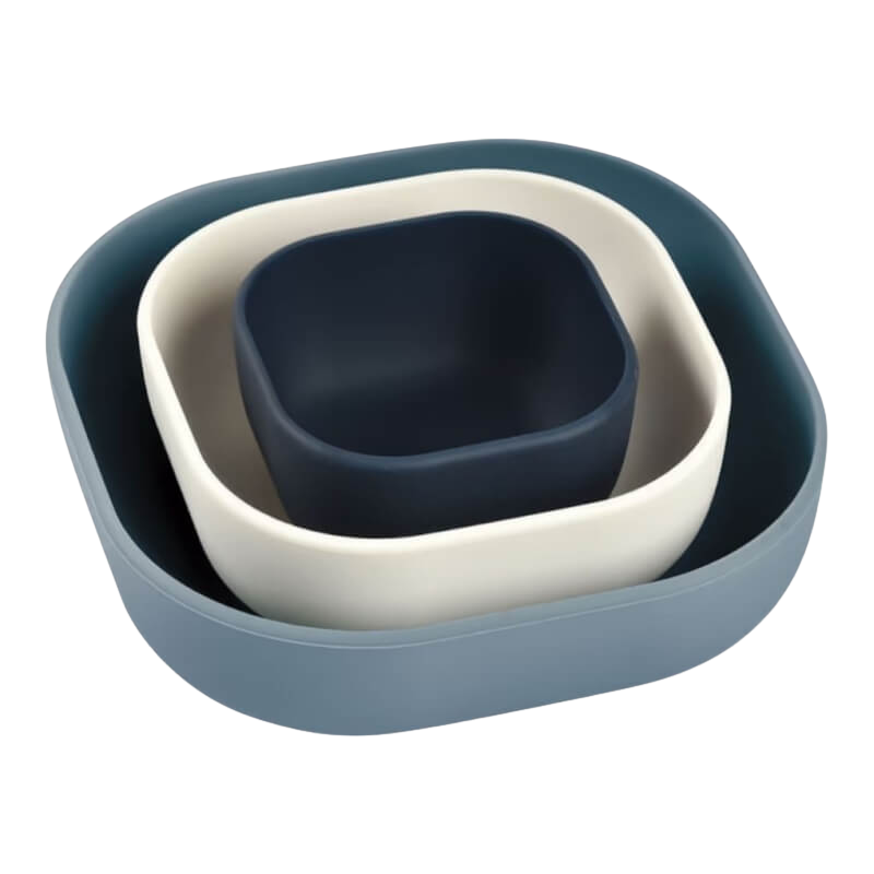 Beaba Silicone Stackable Bowls - Set of 3