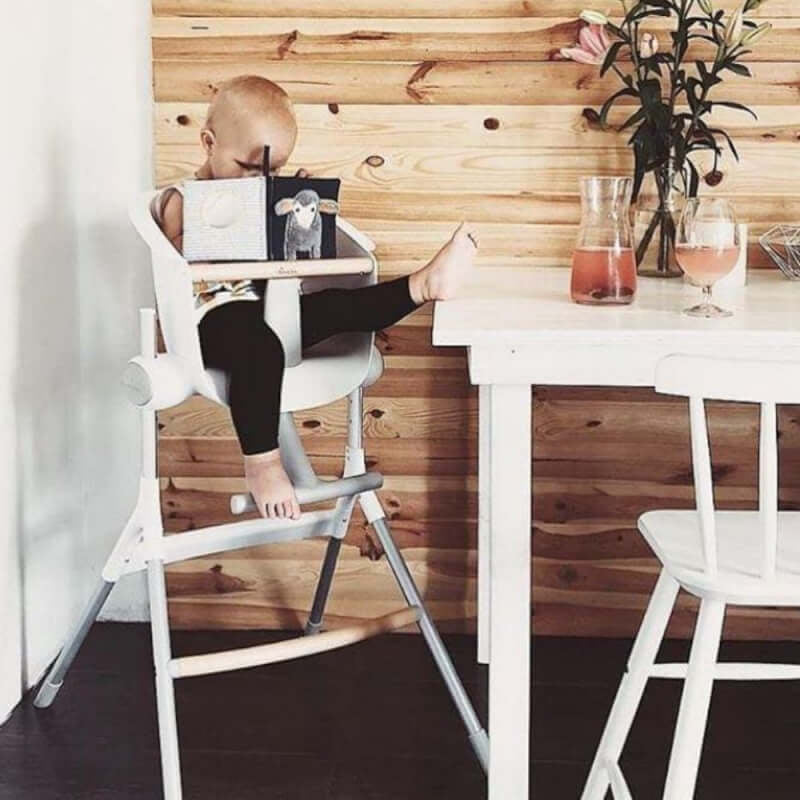 Up & Down Highchair - White