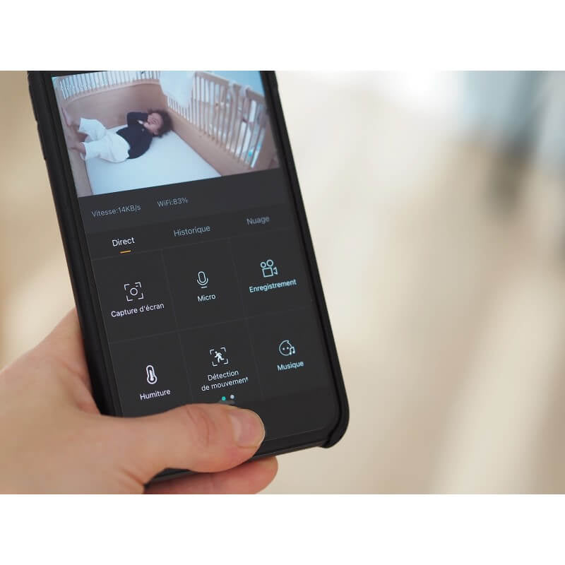 Beaba Zen Premium Video Baby Monitor - White