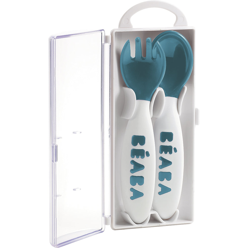 2nd Stage Training Fork and Spoon - Blue (2)
