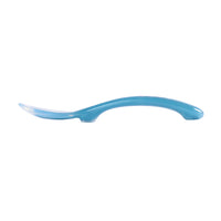 Silicone Suction Divided Plate & Spoon - Blue (1)