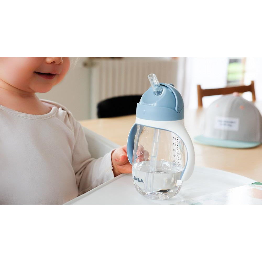 2 in 1 Straw Learning Cup - Blue (2)