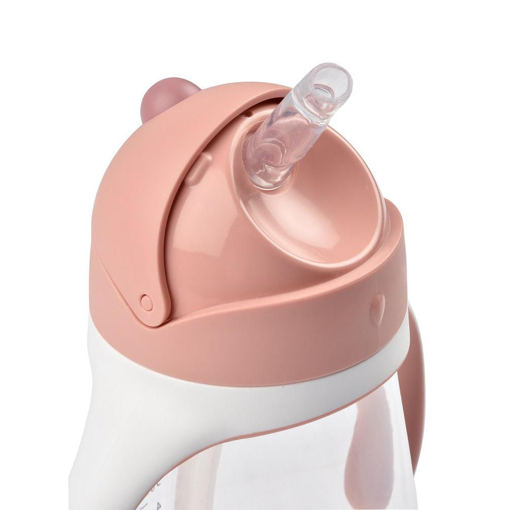 2 in 1 Straw Learning Cup - Pink (4)
